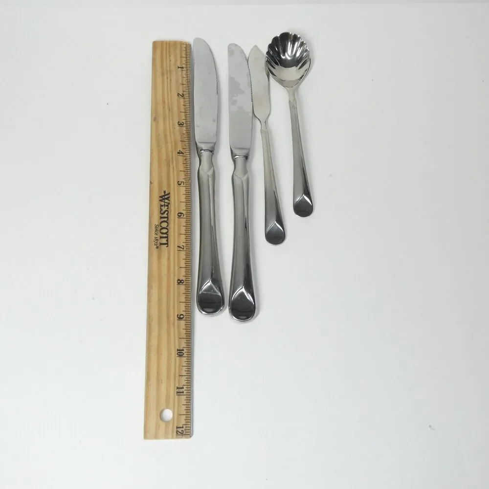 JA Henckels Provence Zwilling 4pc Flatware Lot Sugar Spoon Butter Server Knives